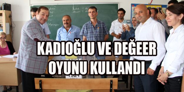 Kadıoğlu ve Değer oyunu kullandı