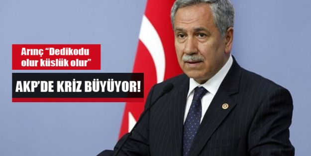 Arınç: Dedikodu olur, küslük olur