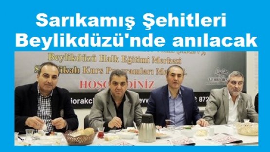 Sarıkamış Şehitleri Beylikdüzü'nde anılacak