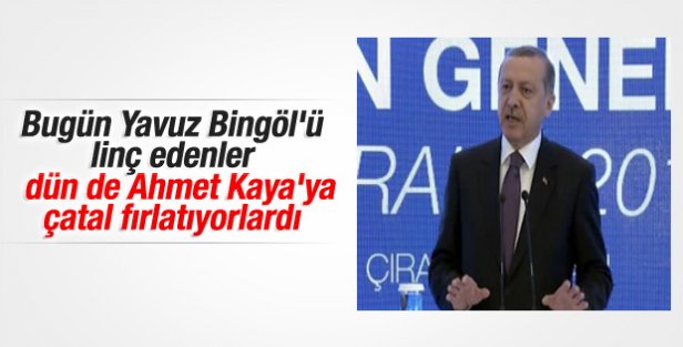 Erdoğan Yavuz Bingöl'ü linç edenlere seslendi