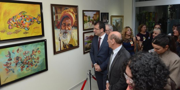 60Ressam Beylikdüzü'nde sanatını konuşturuyor