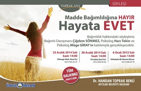 İlk panel Cihangir Kent Evi'nde