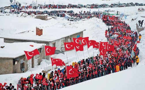 Sarıkamış'ta 100'üncü Yıl Töreni