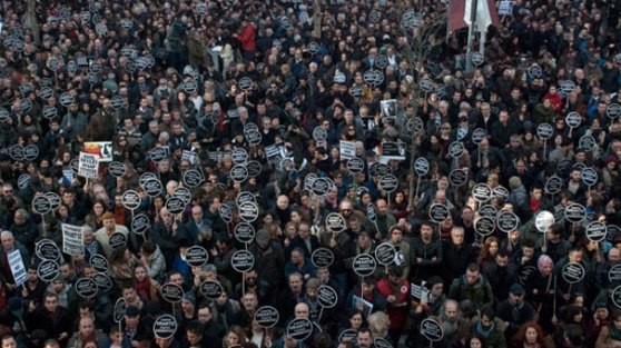 Binlerce kişi Hrant Dink'i andı!