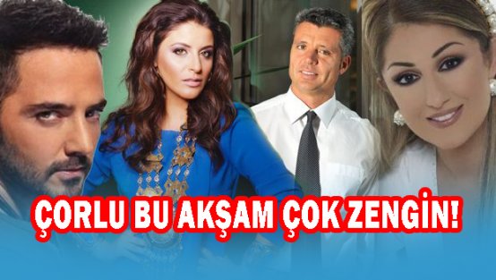 Ünlüleri taşıyan uçak Çorlu'ya indi