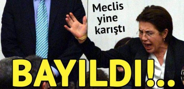 Ayşenur Bahçekapılı TBMM'de bayıldı