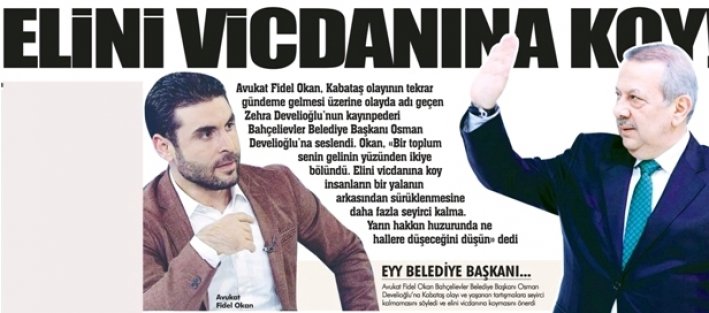 ELİNİ VİCDANINA KOY!