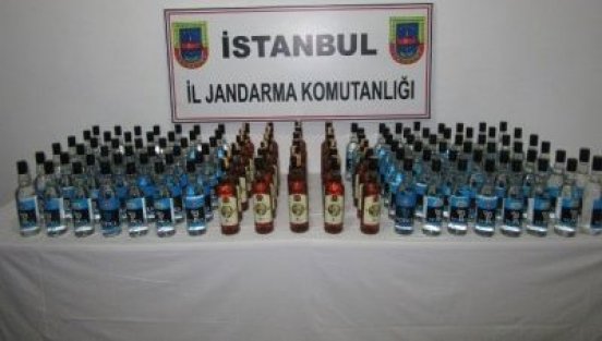 Jandarmadan Kaçak Sigara ve İçki Operasyonu