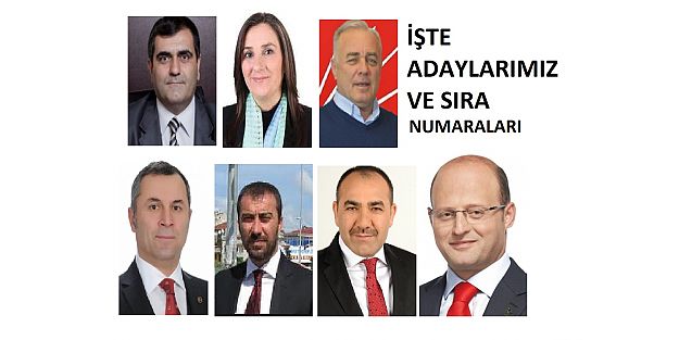 Aday listeleri açıklandı