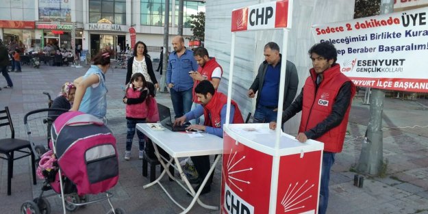 CHP Esenyurt Gençliği “meydana” çıktı