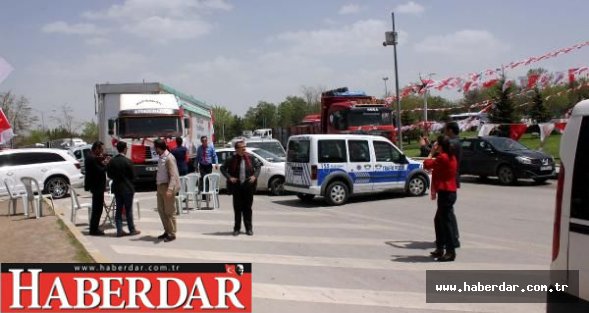 CHP'nin TIR'ına izin çıkmadı