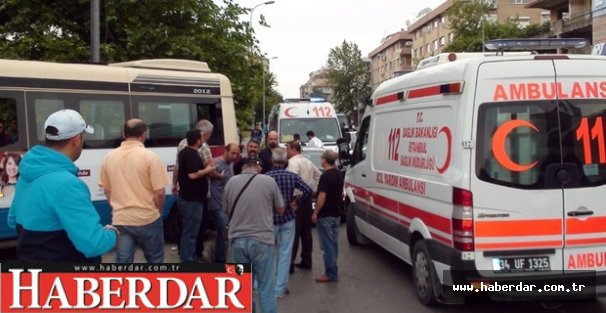 Kartal’da minibüsçü dehşeti: 7 yaralı