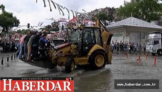 Üsküdar'da denizle kara birleşti!