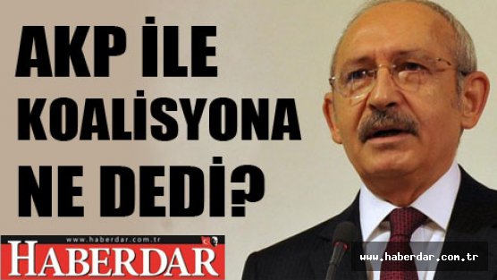 CHP lideri: Halk bize uzlaşın dedi