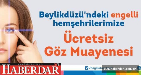 Engellilere Ücretsiz Göz Muayenesi