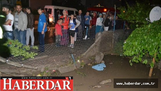 Suriyeli baba ile kızı su basan evde boğuldu