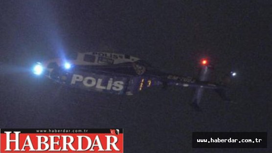 İstanbul'da helikopterli operasyon