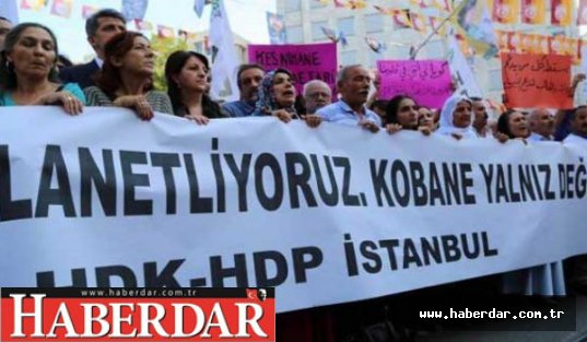 İstanbul'da Kobani protestosu