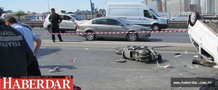 Beylikdüzü'nde zincirleme kaza: 1 ölü, 3 yaralı