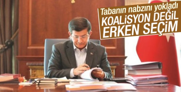 AK Parti tabanı koalisyon değil erken seçim istiyor