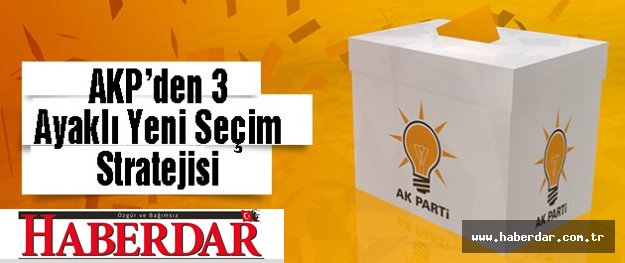 AK Parti'den 3 Ayaklı Yeni Seçim Stratejisi