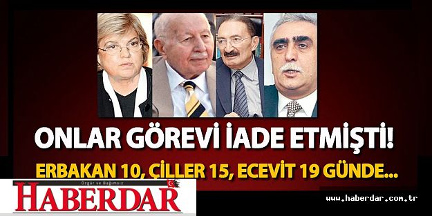 ONLAR İADE ETMİŞTİ !