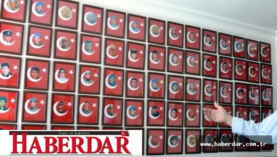 ŞEHİT FOTOĞRAFLARI ARTIK DUVARLARA SIĞMIYOR