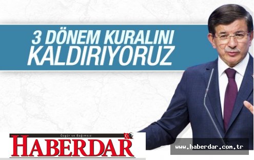 3 dönem kuralı kalkıyor..