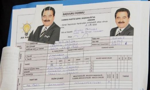 İbrahim Tatlıses AK Parti'den Aday Adayı Oldu