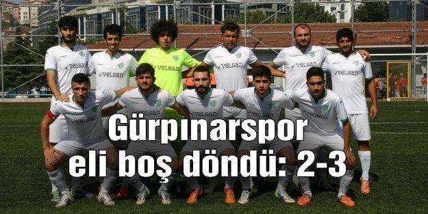 Gürpınarspor, Çarşı’dan boş döndü: 2-3