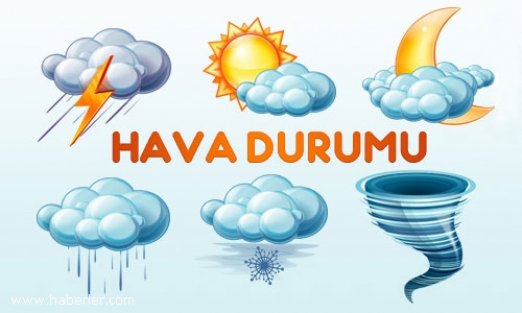 5 günlük haritalı hava tahmini