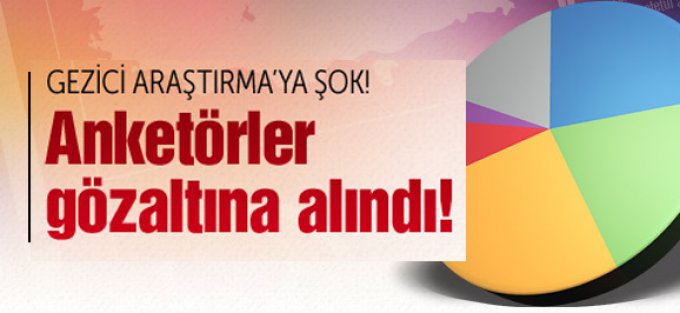 ANKET ŞİRKETİNİN ANKETÖRLERİ GÖZALTINDA