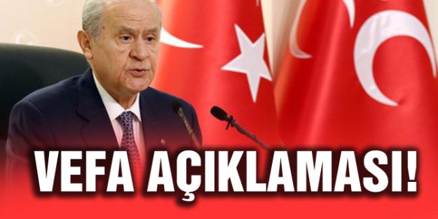 "VEFA DENİLİNCE AKLIMA ÖNCE GAZİLER GELİR"