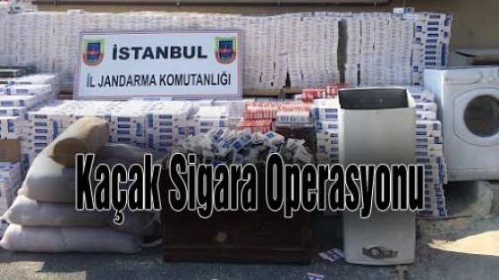 Bölgemizde Kaçak Sigara Operasyonu