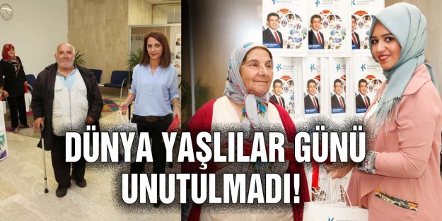 DÜNYA YAŞLILAR GÜNÜ’NDE ANLAMLI DAVRANIŞ