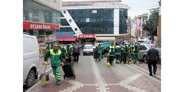 TEMİZLİK FİLOSU İŞ BAŞINDA