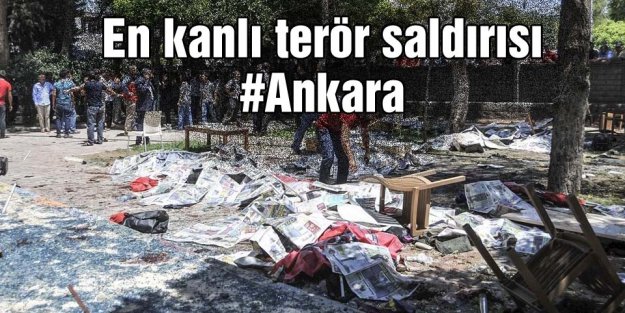 En kanlı terör saldırısı #Ankara