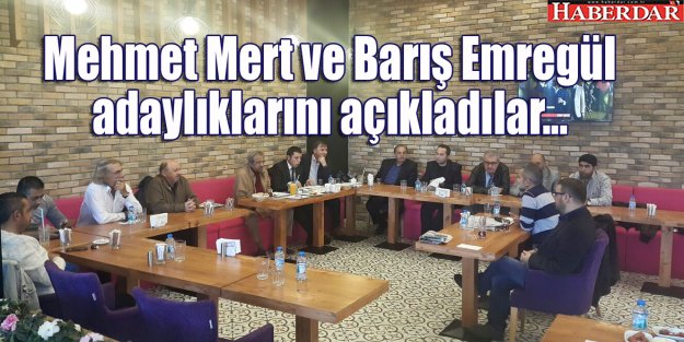 Mert ve Emregül adaylığını açıkladı