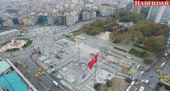 Taksim'de sona yaklaşılıyor