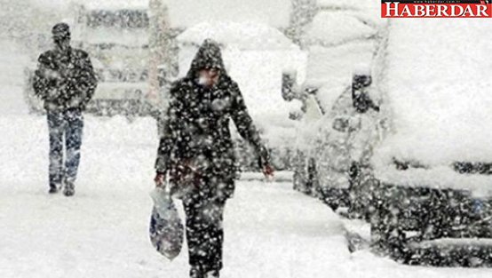 Bolu Dağı'nda kar yağışı