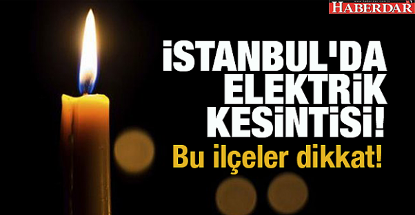 İstanbul'da Elektrik Kesintisi