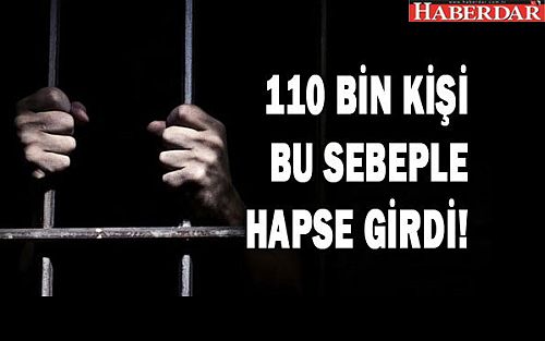 Son altı yılda borcunu ödeyemeyen 110 bin 361 kişi hapse girdi.