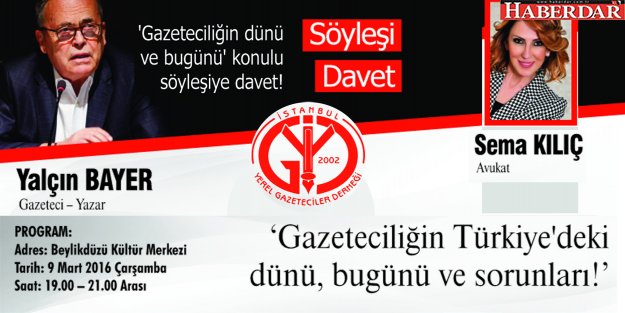 İYGAD'ın söyleşi konuğu Yalçın Bayer....