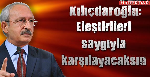 Kılıçdaroğlu: Kimsin sen?