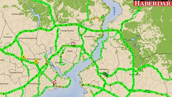 İstanbul'da böyle trafik görülmedi!