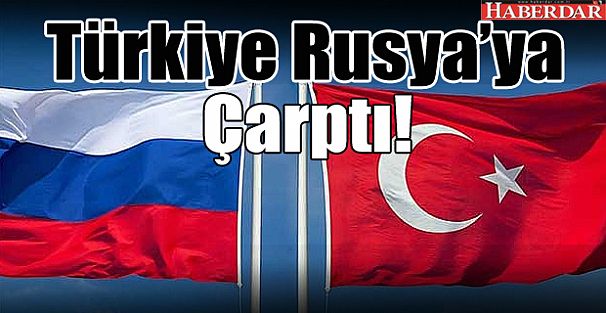 Türk gemisi, Putin'e çarptı