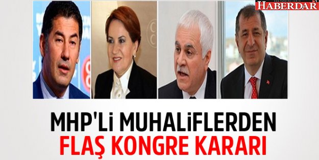 MHP Genel Başkan Adayları Bir Araya Geldi