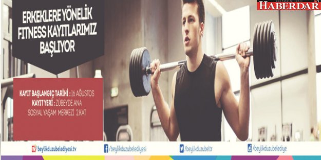 ERKEKLERE ÖZEL FITNESS DERSLERİ  BAŞLIYOR