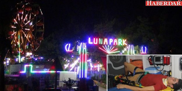 Lunaparkta asansör yere çakıldı: 11 yaralı