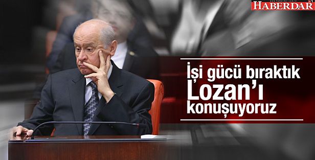 Bahçeli'den Lozan yorumu: -"TARİHİMİZLE ÇARPIŞMAYALIM"-